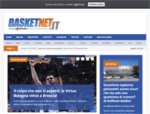 Tablet Screenshot of basketnet.it